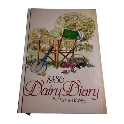 Dairy Diary for the Home 1986 Hardback Book
