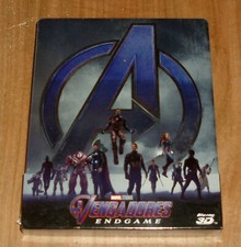 Avengers: Endgame Steelbook BD 3D  BR  BR Extras New A-B-C