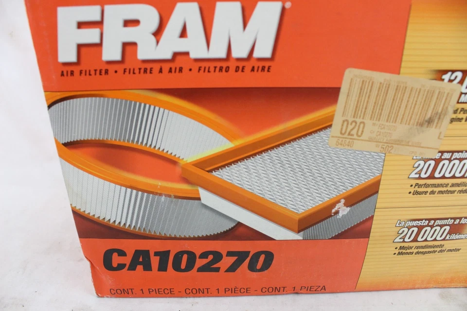 Filtro de aire nuevo en caja Fram WIX 49886 CA10270 Ford F-250 Super Duty 2008 2009 2010 Foto 3 de 4