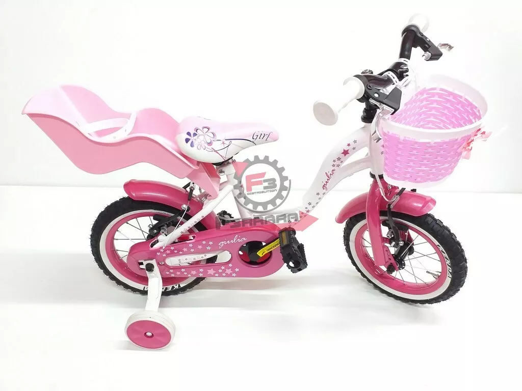 SMD12000PLBI Bike Little Girl 12 Giulia White Pink eBay
