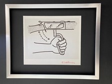 Roy Lichtenstein | Vintage 1970 Signed | Mounted  & Framed Offset Lithograph 
