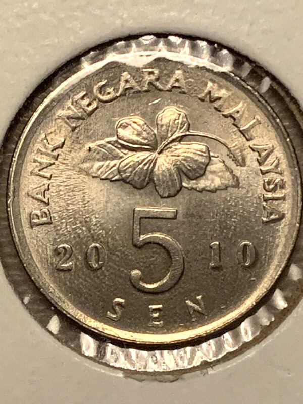 Malaysia - 2010 5 Sen Coin - Uncirculated - Free Shipping!