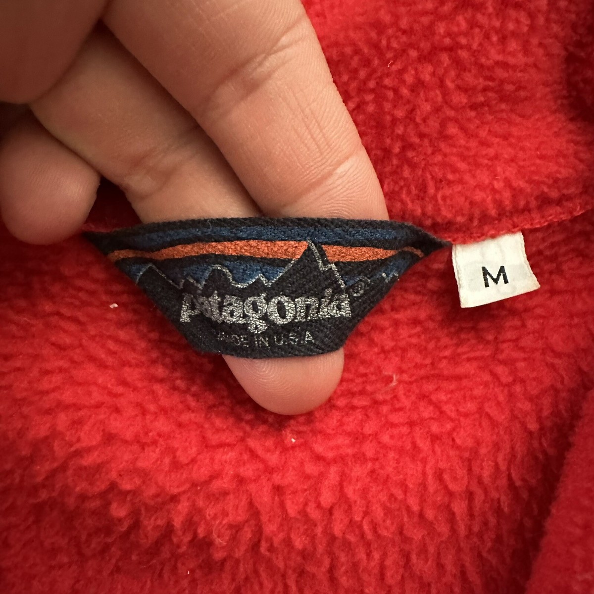 Vintage 80s Patagonia Red Fleece Full Zip Up Jacket Medium Vintage 80s Patagonia Red Fleece Full Zip Up Jacket Medium