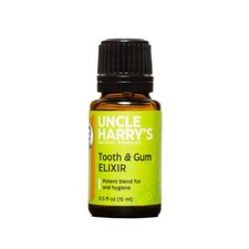 Uncle Harry's Aromatherapy Tooth and Gum Elixir, Mouth Wash and Rinse, 0.5 oz