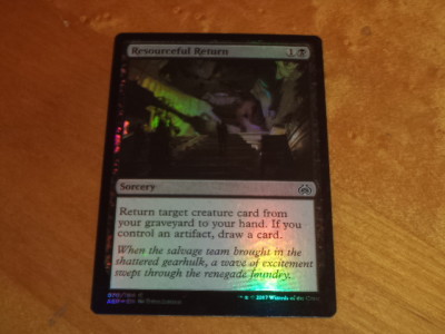 1x Foil - Resourceful Return - Magic the Gathering MTG Aether Revolt