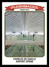 2023 Topps Heritage #NF-5 Charles de Gaulle Airport News Flashbacks