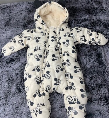 Dysney gefutterte Warmer Overall Gr.56/62 3M. Baby Orchestra Disney Wagenanzug