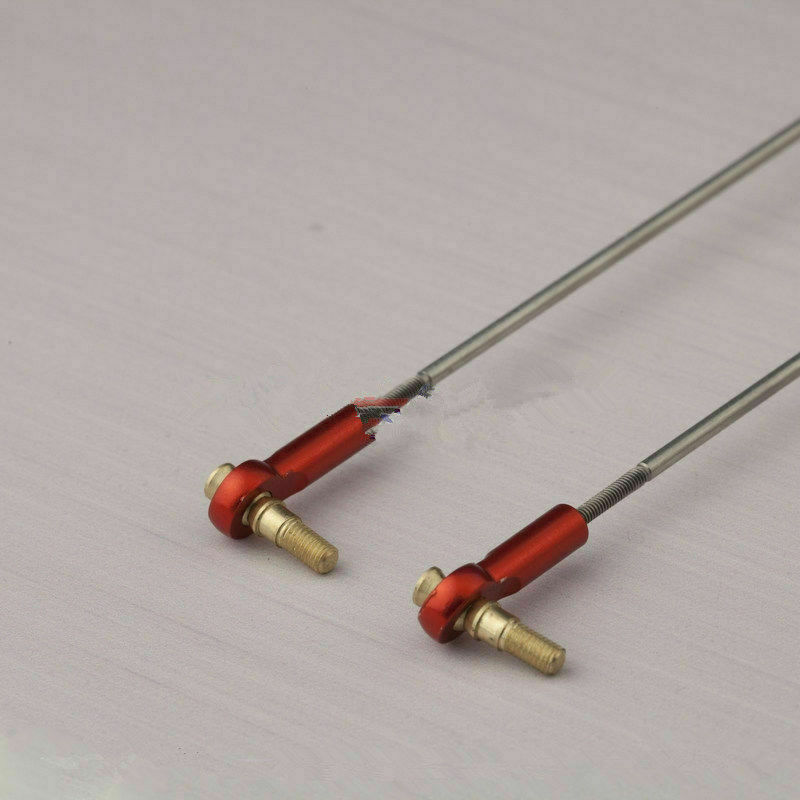 Quality 2PCS M2 Model Boat Rudder Red Connector w/ Steering Gear to Use ...