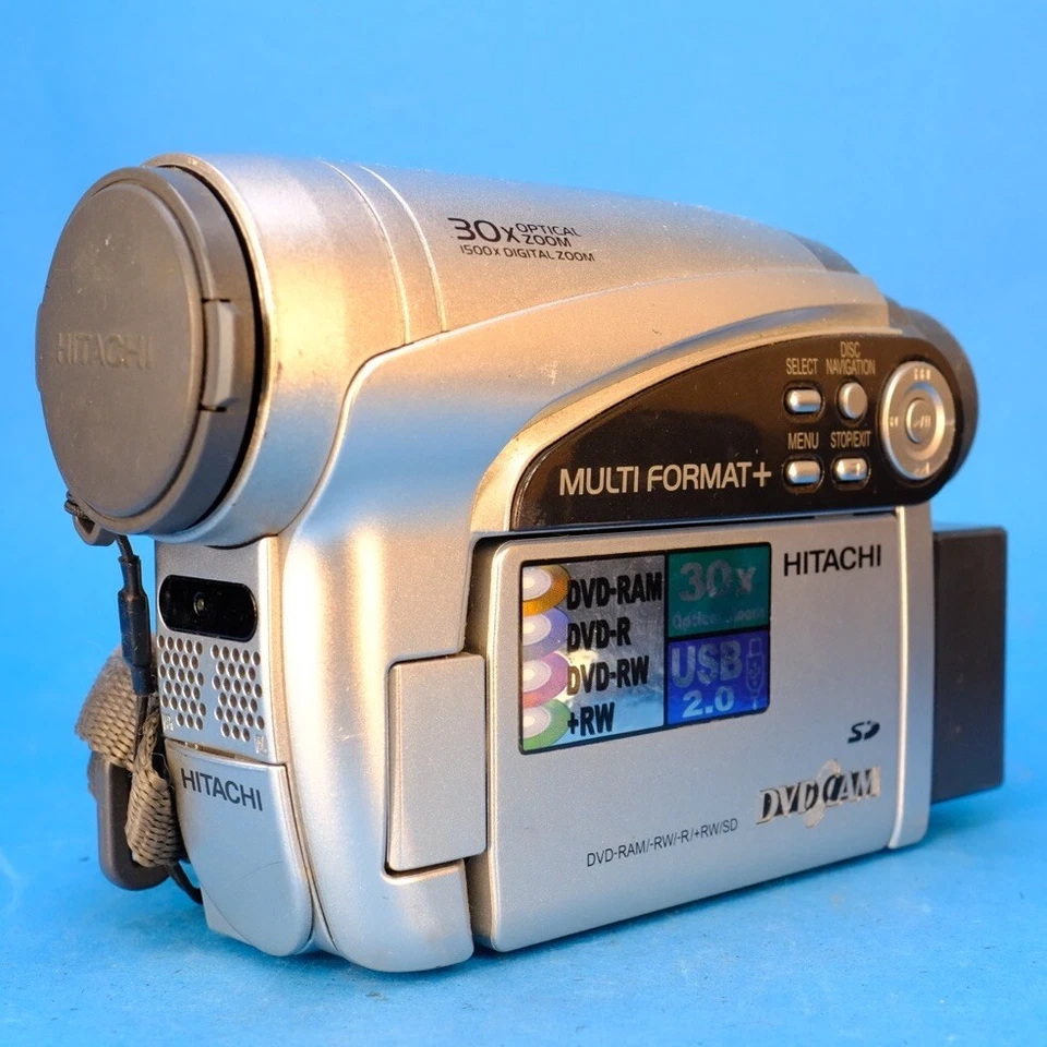 Tested HITACHI DZ-GX5040E DVD CAM, Camcorder, Video Camera Low Res, Student - Image 3 of 4