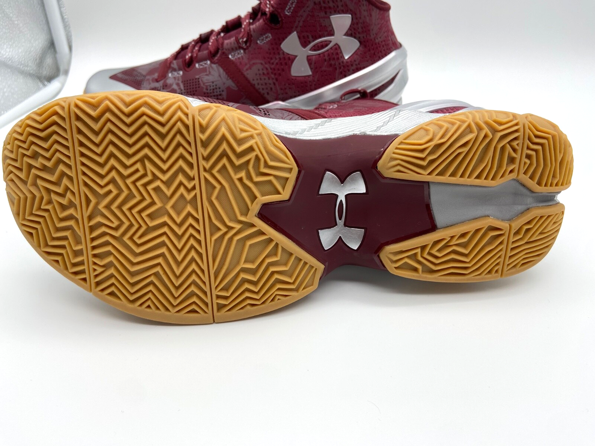 New Red Under Armour Mens Shoes Curry 2 Retro UA Domaine Size 7