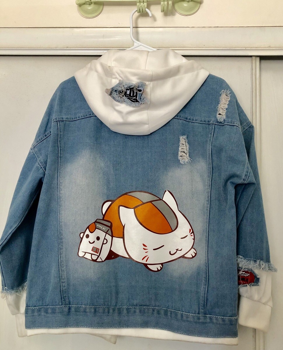 Anime Neko Atsume Cute Cat Jacket Unisex