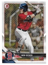 2018 BOWMAN DRAFT - PROSPECT - NICK DECKER (#BD-124)