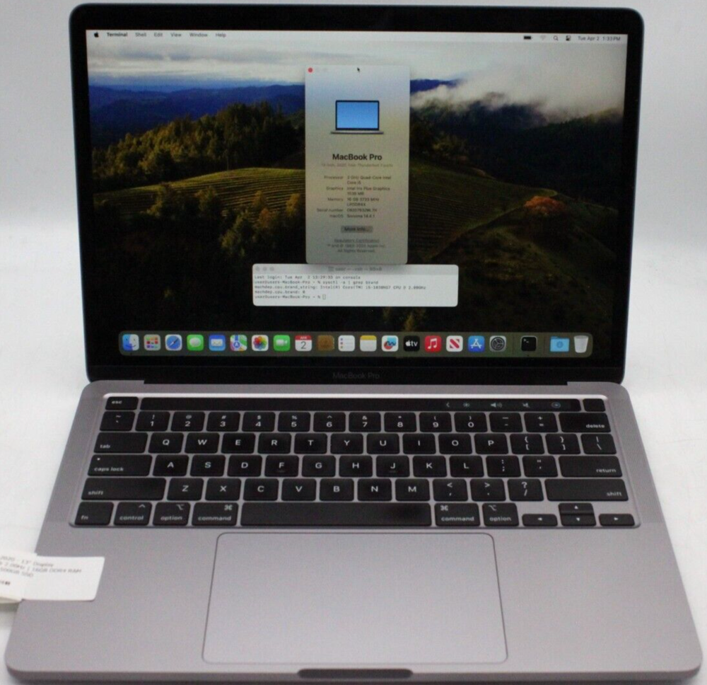 Apple MacBook Pro A2251, 2020 13