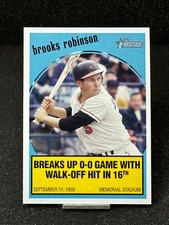 2008 Topps Heritage  BROOKS ROBINSON  Baseball Flashbacks  #BF-7