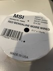 New Ribbon 2.5"x10-Yds Red Gold Edge Wire Bengaline Moire Fabric/Valentines — photo 3