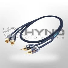 Rhyno Audio Works 9000 Series RCAs -Car/Motorcycle Audio - All Sizes Available