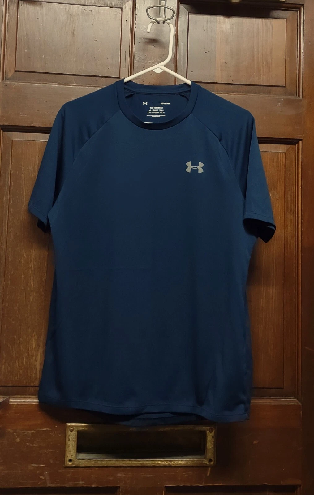 Under Armour The Tech Tee Activewear T-Shirt Loose Fit Navy Blue Men's Size M