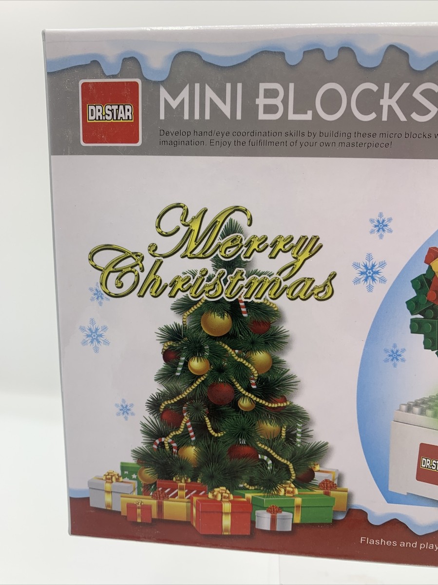 Star Mini Blocks Santa Claus￼￼ Building Blocks Lights and