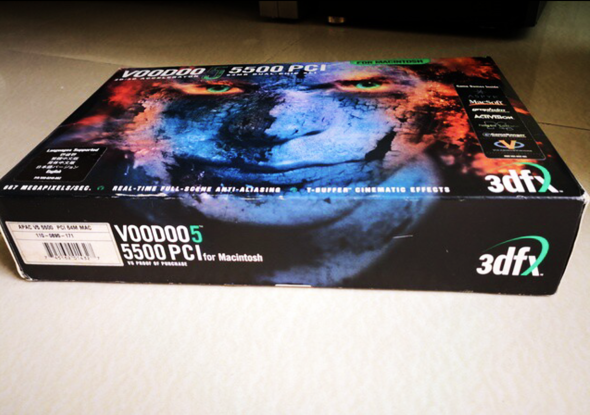 Voodoo 5 5500 PCI For MAC 日商正規品