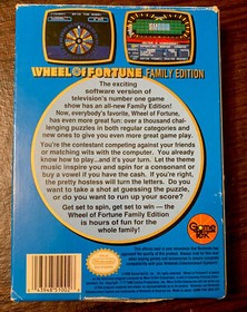 NINTENDO NES WHEEL OF FORTUNE FAMILY EDITION-COMPLETE IN BOX- GAMETEK-TESTED!