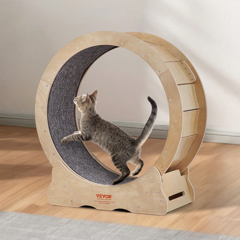 Cat Exercise Wheel Large cat treadmill wheels are suitable for indoor