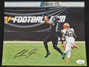 COLLIN JOHNSON Autographed 8x10 Photo JSA JAGUARS
