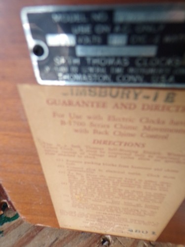Antique Seth Thomas Mantle Clock - Picture 3 of 3