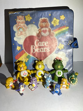 Kenner Care Bears Figurine Set w/ Case, Funshine  Good Luck Bear, 6116