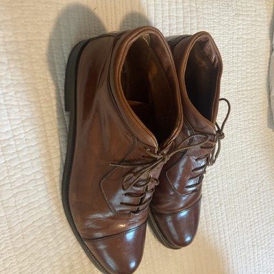 Johnson Murphy Domani Leather Ankle Boots Brown Lace Up Size  display picture 3