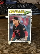 2026 Topps Heritage Gunnar Henderson Deckle Cut #287 200 PR SP