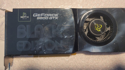 RARE  BLACK EDITION NVIDIA GeForce 9800 GTX+ 512MB Graphics Card XLR8
