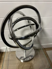 Z Gallerie Armillary Metal Sphere 15.75in Aluminum $89.95 Fine Home Decor