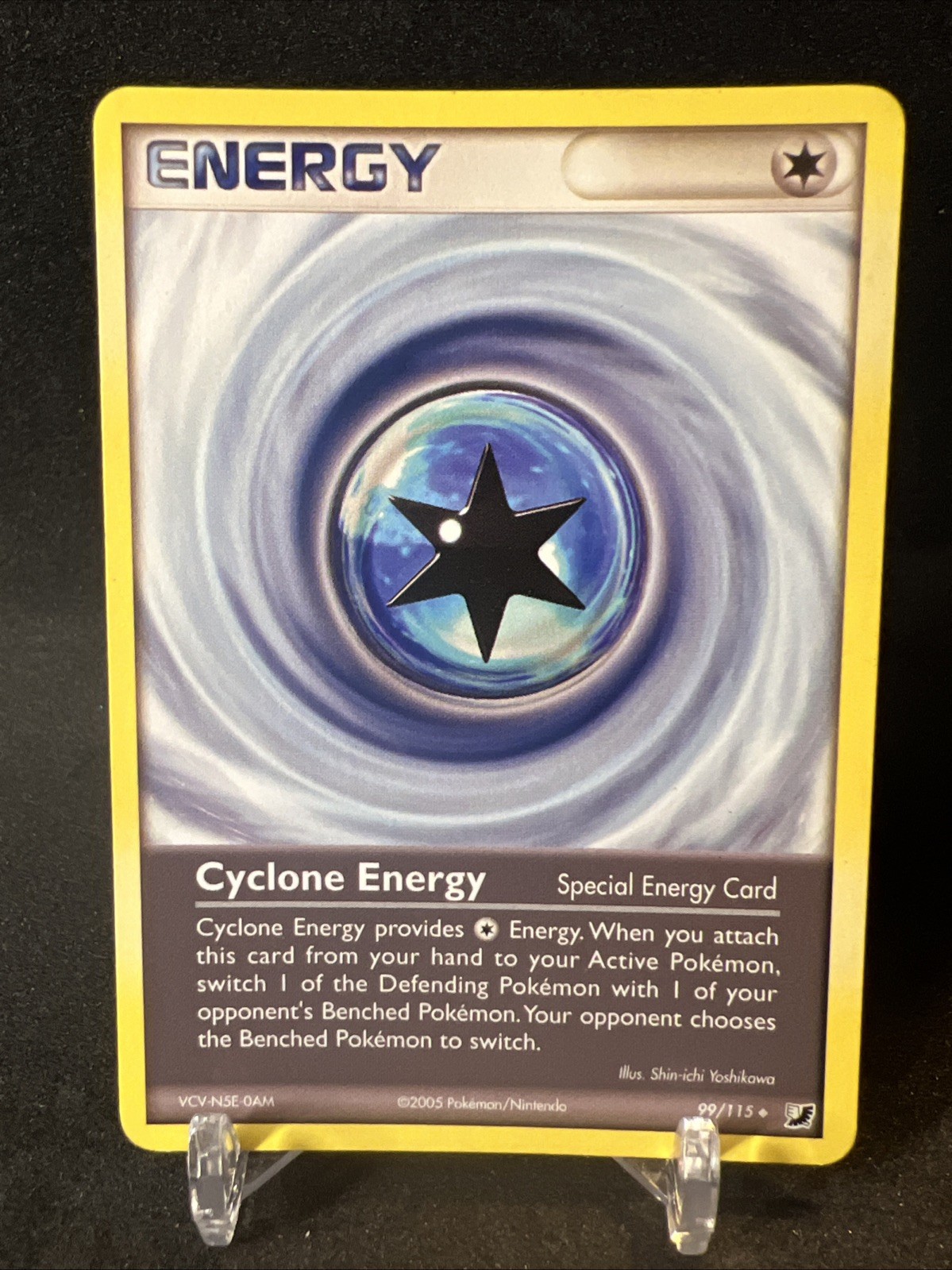 EX Unseen Forces Cyclone Energy 99/115 2005 Pokémon Card