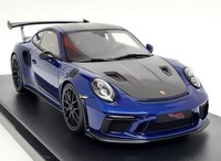Gtspirit 1/18 Porsche 911 991.2 GT3 Rs Wp Weissach Blue Resin Model Car