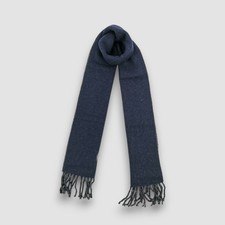 Polo Ralph Lauren Wool Scarf Vintage Neckwear Classic Fringe Winter Scarves 9x64