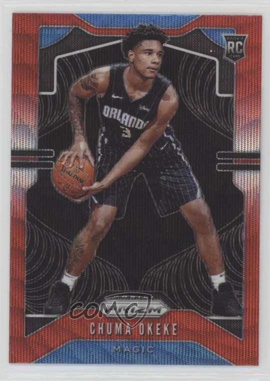 2019-20 Panini Prizm Rookie Ruby Wave Prizm Chuma Okeke #262 13c1