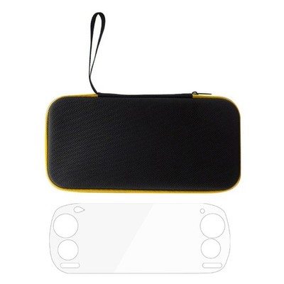 Stylish Carrying Case for Retroid Pocket 5 Gaming Console & Clear Tempered Film