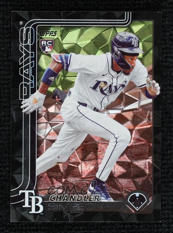 2025 Topps Update Black Diamante Foil 2/10 Chandler Simpson #US277 Rookie RC
