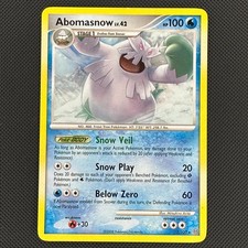Abomasnow 12/100 Rare Stormfront Pokemon Lightly Played