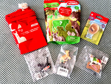 Schleich 6-teiliges-Set: Turnbeutel, &Uuml;berraschungst&uuml;te, Tiere .... - Neu & OVP