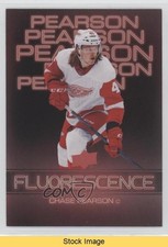 2022-23 Upper Deck Series 2 Fluorescence Red Chase Pearson #F-24 READ 1da5
