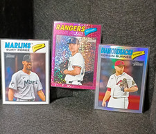 Topps Heritage MLB Trading Card Lot Eury Pérez Jack Leiter Corbin Burnes