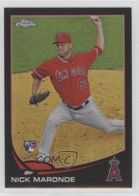 2013 Topps Chrome Black Refractor /100 Nick Maronde #24 Rookie RC a2f
