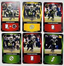 2024 UNO ELITE NFL Core Edition -6 Card Lot - New Orleans Saints