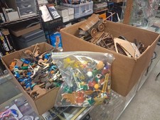 Huge Vintage Playmobil Lot Figures Fort Accessories Animals Weapons Misc.13 lbs