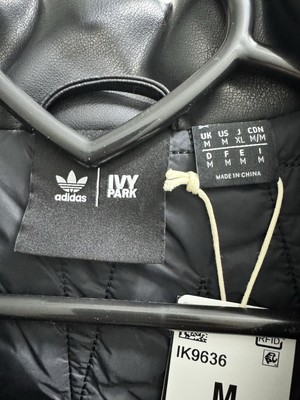 adidas Ivy Park Moto Tour Jacket Unisex Black | eBay