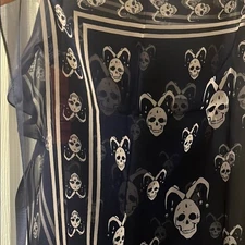 Raj 100% NWT silk navy blue scarf