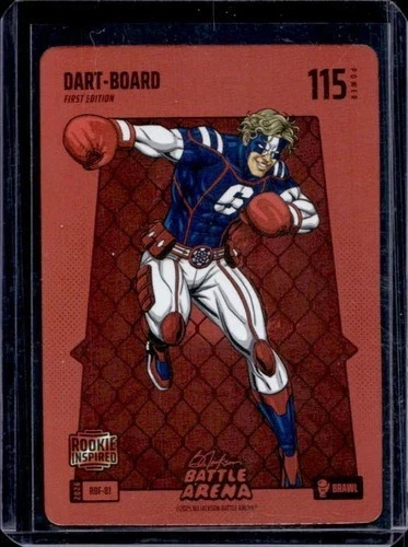 DART-BOARD (Jaxson Dart) Bo Jackson Battle Arena #RBF-81 Red Battlefoil!