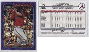 2024 Topps Chrome Purple Speckle Refractor /299 Forrest Wall #176 Rookie RC
