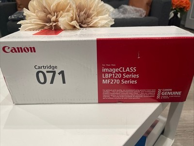 Genuine Canon 071 Black Toner Cartridge imageClass LBP120 OEM - New Sealed